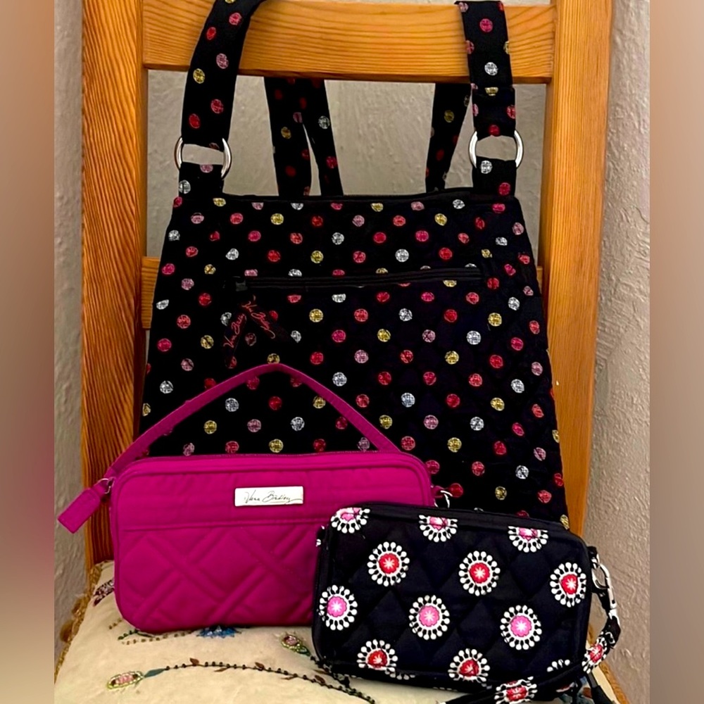 Vera Bradley Bundle Crossbody Clutch Wallet